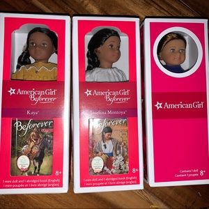 American Girl Doll Beforever dolls with books!!💗